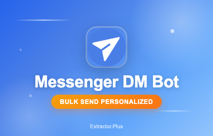 Messenger DM Bot - Bulk Message Sender for Facebook Messenger